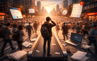 Why Modern Life Feels Busy Without Producing Progress